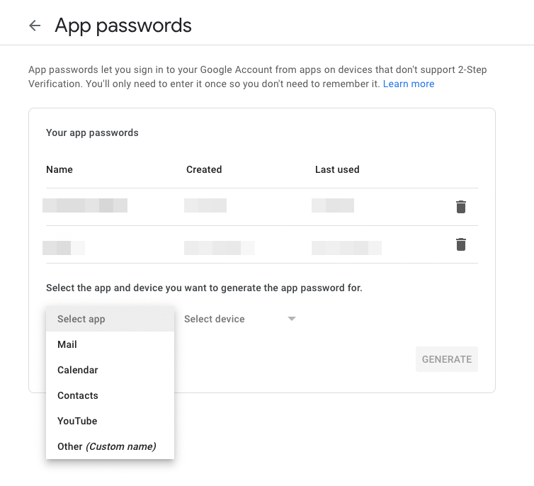 App Password